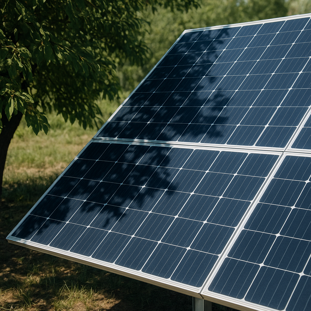 Czy panele fotowoltaiczne działają w cieniu