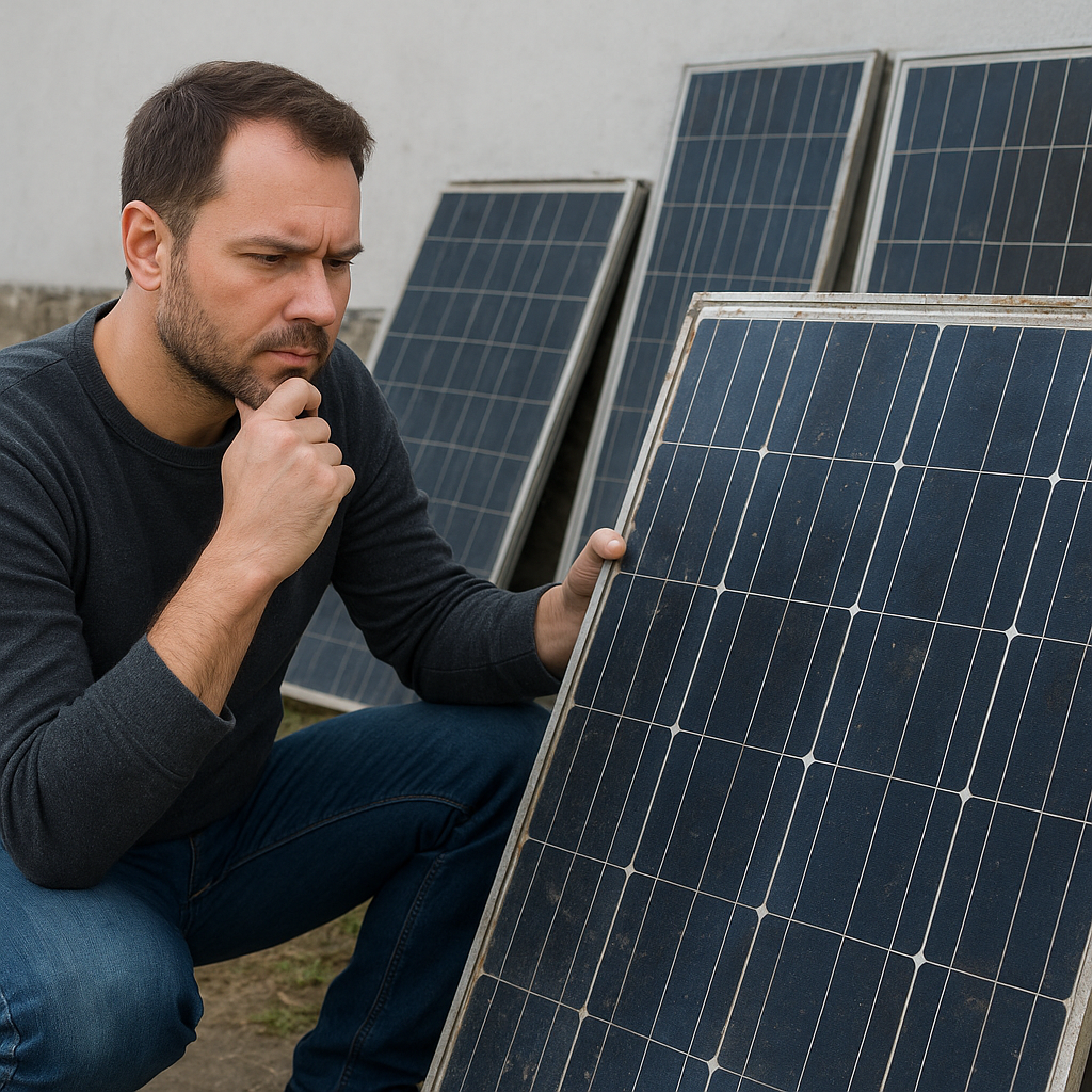 Czy warto kupować używane panele fotowoltaiczne
