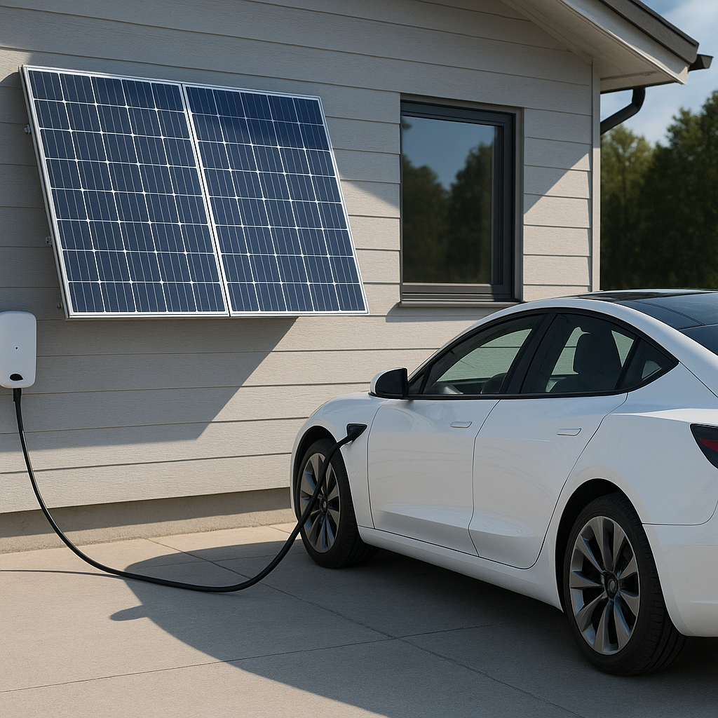 Jak fotowoltaika działa z samochodem elektrycznym