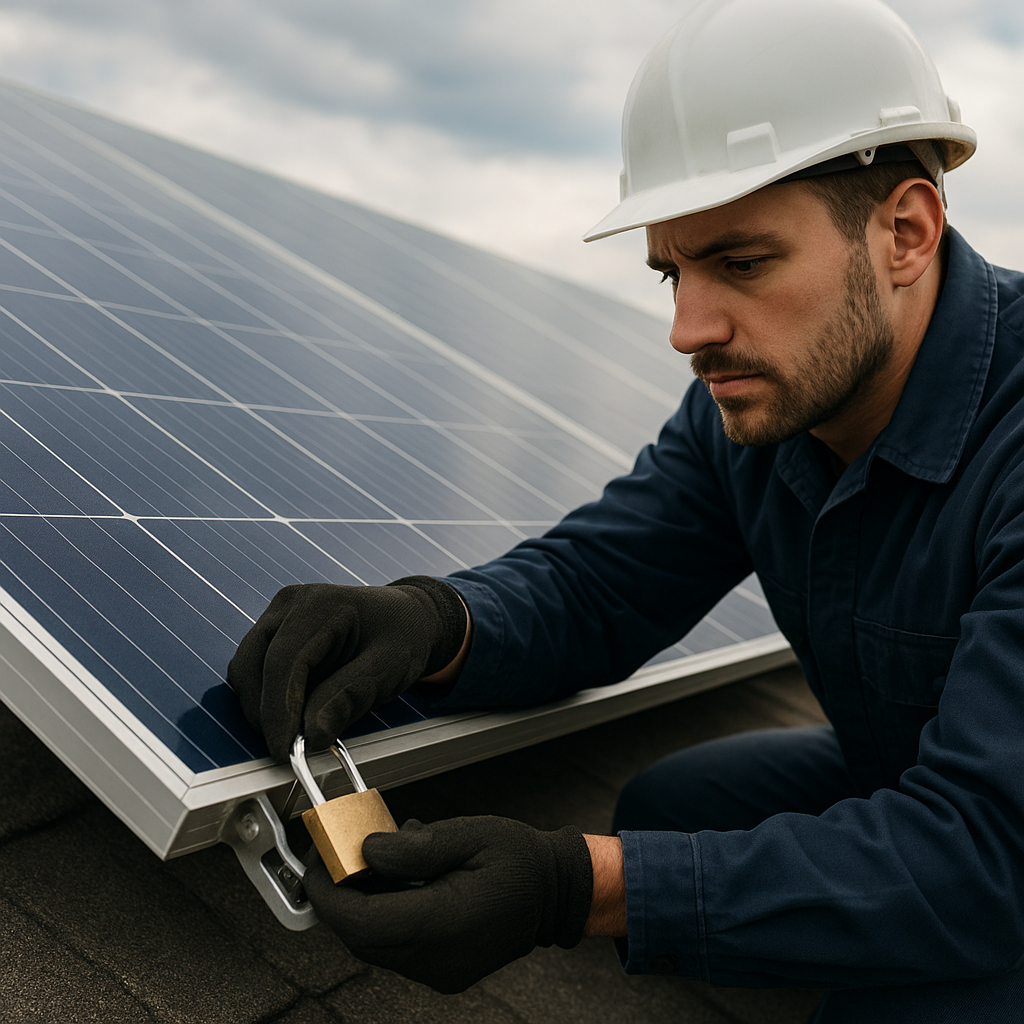 Jak zabezpieczyć panele przed kradzieżą