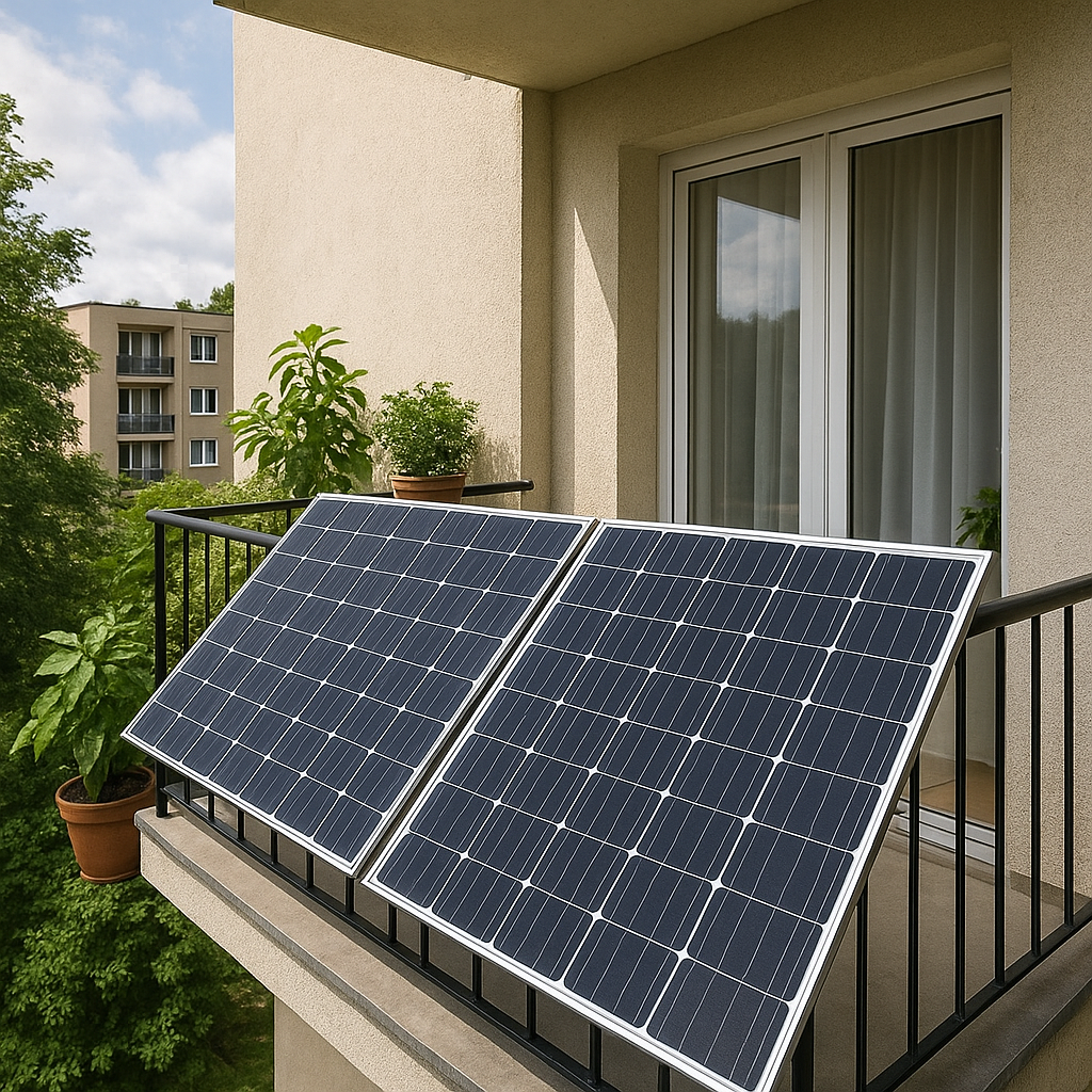 Czy panele fotowoltaiczne można zamontować na balkonie