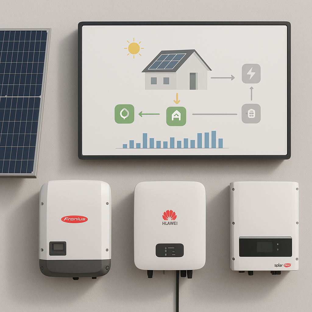 Jak działa system monitorowania SolarEdge, Huawei, Fronius
