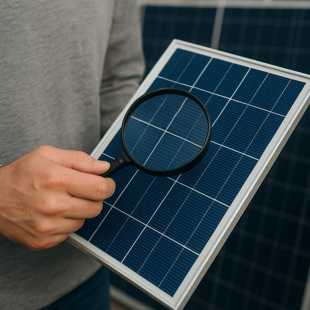 Jak rozpoznać podróbki paneli fotowoltaicznych