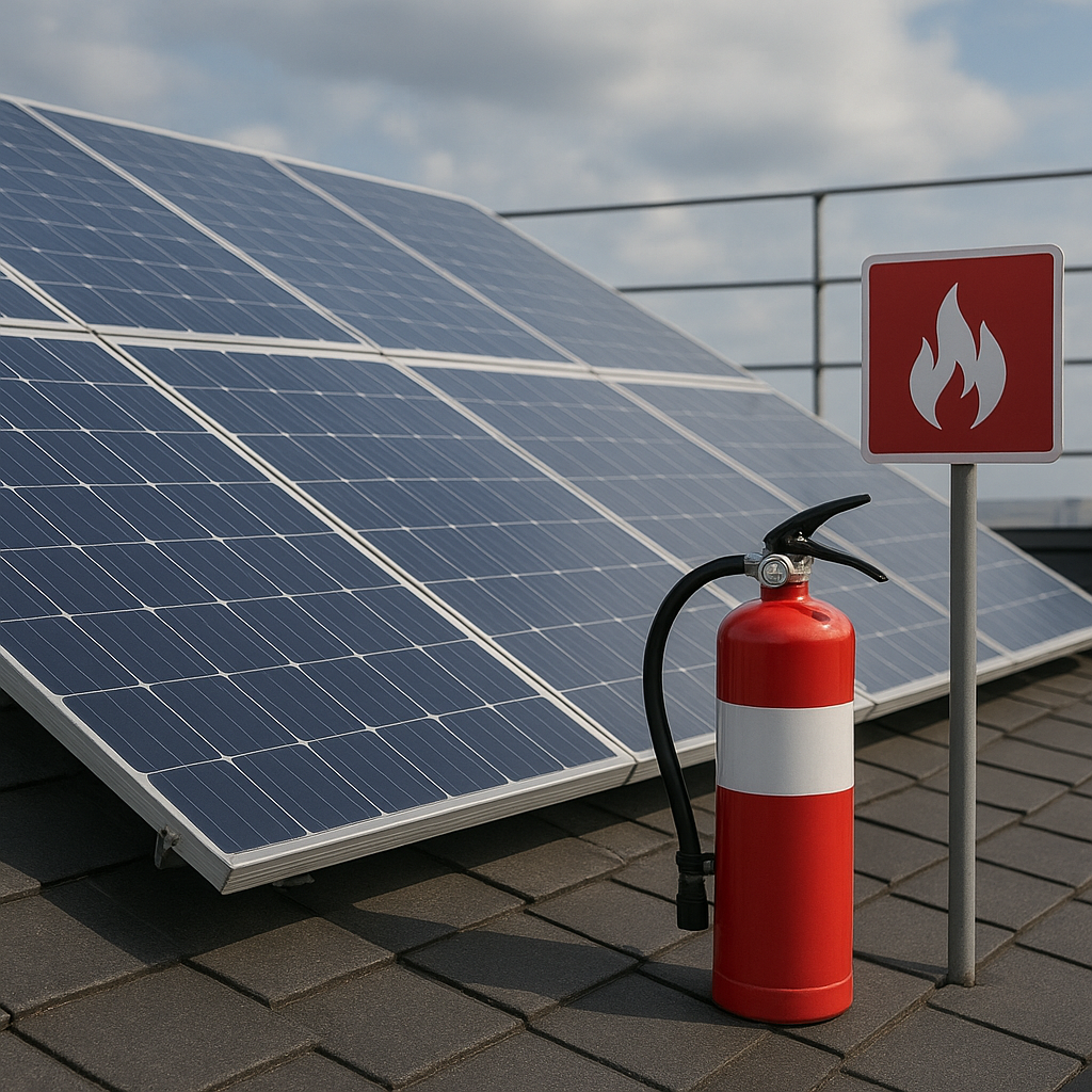 Jakie są wymagania przeciwpożarowe dla instalacji PV